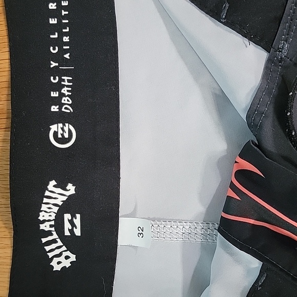 Men's Billabong Airlite Swim Shorts, Gray, Size 32, Pre-Owned - Picture 5 of 9